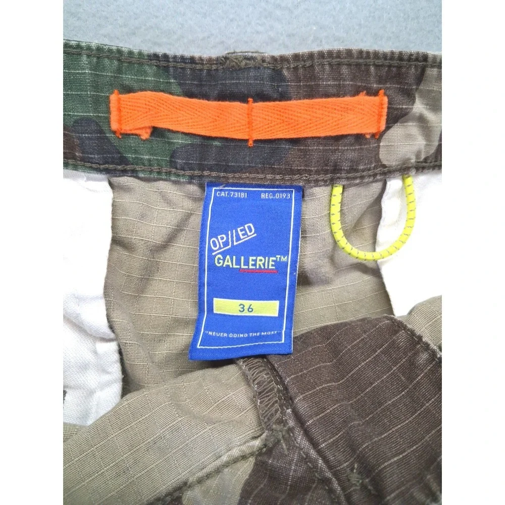 PO/ED GALLERIE Men's  Camo Pants Pockets Size 36‎ String Tie Hem